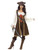 49" White and Brown High Seas Pirate Women Adult Halloween Costume - Large - IMAGE 1