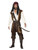 40" White and Brown High Seas Pirate Men Adult Halloween Costume - Medium - IMAGE 1
