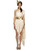 49" Cream White and Gold Fever Goddess Women Adult Halloween Costume - Small - IMAGE 1