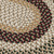 3' Beige and Green Reversible Round Area Rug - IMAGE 2