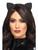 18.5" Black Glitter Cat Ears Women Adult Halloween Headband Costume Accessory - One Size - IMAGE 1