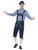 40" Blue and Brown Traditional Rutger Bavarian Men Adult Halloween Costume - Medium - IMAGE 2