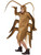 49" Peanut Brown and Black Cockroach Unisex Adult Halloween Costume - One Size - IMAGE 2