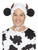 49" Black and White Cow Themed Men Adult Halloween Costume - One Size - IMAGE 4