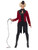 42" Black and Red Ringmaster Women Adult Halloween Costume - Large - IMAGE 4