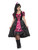 42" Pink and Black Curves Sassy Saloon Women Adult Halloween Costume - X3 - IMAGE 4