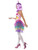 40" Pink and Yellow Candy Queen Women Adult Halloween Costume - Small - IMAGE 2