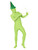 40" Green Unisex Second Skin Suit Unisex Adult Halloween Costume - Large