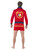 50" Red and Blue Baywatch Lifeguard Men Adult Halloween Costume - Medium - IMAGE 3