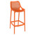 41.25" Orange Solid Outdoor Patio Bar Stool - IMAGE 1