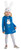 White and Blue Miffy Toddler Girl Costume with Headpiece - IMAGE 1
