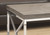44" Taupe and Silver Contemporary Rectangular Coffee Table - IMAGE 2