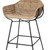 37.50” Gray and Black Nusa Counter Stool - IMAGE 1