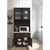 77.5" Brown and Gray Enclosed Kitchen Cabinet - IMAGE 4