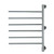 29" Stainless Steel Jack Model D006 6 Brushed Bars Plug In Towel Warmer - IMAGE 1