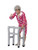 27" Silver Inflatable Zimmer Frame Unisex Adult Halloween Costume Accessory - One Size - IMAGE 1