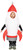 White and Red Rocket Ship Child Halloween Costume - IMAGE 1