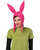 Pink Louise Deluxe Halloween Women Hat Costume Accessory - One Size - IMAGE 1