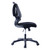 3' Black and Metallic Gray Mesh Task Office Chair with Flip-Up Arms - IMAGE 4