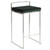 Set of 2 Green Emerald and Silver Stacker Counter Stool - 31" - IMAGE 2