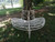 4' Solid White Home Furniture Collections Semi-Circle Tree-Wrap Bench - IMAGE 5