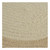 4' Tortilla Brown and Beige Reversible Round Area Throw Rug - IMAGE 2