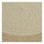 8' Tortilla Brown and Beige Reversible Round Area Throw Rug - IMAGE 2