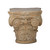 18.5 Brown and Beige Large Roman Column Cap Pedestal - IMAGE 3