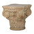 18.5 Brown and Beige Large Roman Column Cap Pedestal - IMAGE 5