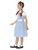 42" Blue and White Checkered Country Girl Child Halloween Costume - Medium - IMAGE 2