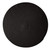 9' Black Round Handmade Braided Area Throw Rug - IMAGE 1