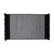 1.6' x 2.5' Black and White Tweed All Purpose Handcrafted Reversible Rectangular Area Throw Rug - IMAGE 1