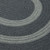5' x 8' Charcoal Gray Oval Modern Braided Area Throw Rug - IMAGE 2