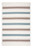 12' x 15' Beige and Blue Rectangular Striped Throw Rug - IMAGE 1