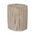 24” Beige Tectona Natural Teak End Table - IMAGE 1