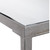 60” Silver Minimalist Console Table with a Storage Shelf - IMAGE 3
