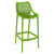 41.25" Green Solid Outdoor Patio Bar Stool - IMAGE 1