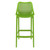 41.25" Green Solid Outdoor Patio Bar Stool - IMAGE 3