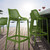 41.25" Green Solid Outdoor Patio Bar Stool - IMAGE 6