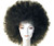 Chocolate Brown Afro Jumbo Unisex Adult Halloween Wig Costume Accessory - One Size - IMAGE 1