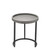 Set of 3 Gray and Black Decorative Round Side Table, 23.5" - IMAGE 2