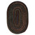 5' x 7' Braided Oval Area Throw Rug - IMAGE 1