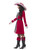 49" Red and Black Deluxe Lady Captain Women Adult Halloween Costume - Medium - IMAGE 2