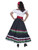 49" Black and White Authentic Western Sexy Senorita Women Adult Halloween Costume - Large - IMAGE 3