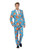 38.5" Blue and Orange Goldfish Suit Men Adult Halloween Costume - Large - IMAGE 1