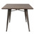 30.50" Espresso Brown Oregon Dining Table in Antique Finish - IMAGE 4