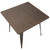 30.50" Espresso Brown Oregon Dining Table in Antique Finish - IMAGE 5