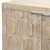 47" Beige Wooden Hexagonal Rectangular Cabinet with 3 Door Storages - IMAGE 5