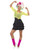 40" Green and Black 1980's Style Pop Tart Women Adult Halloween Costume - Small - IMAGE 4