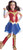 Red and Blue Deluxe Wonder Woman Movie Girl Child Halloween Costume - Small - IMAGE 1